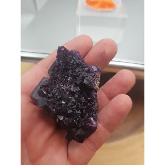 Fluorite crystal quartz cluster 2.5oz - Picture 11 of 15